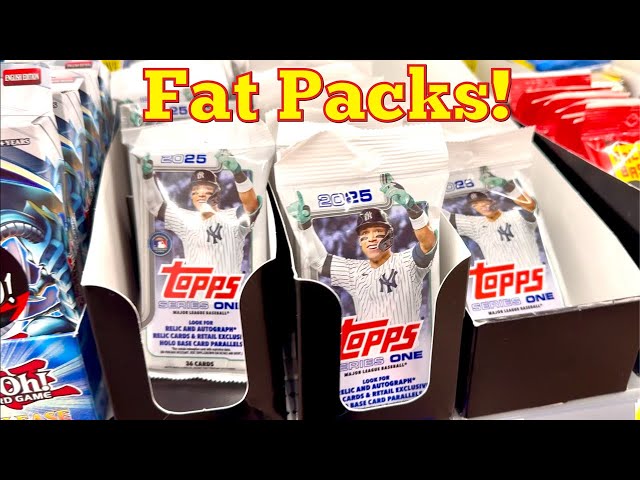 SO… HOW BAD DO THESE SUCK?  2025 TOPPS SERIES 1 FAT PACK RETAIL REVIEW!