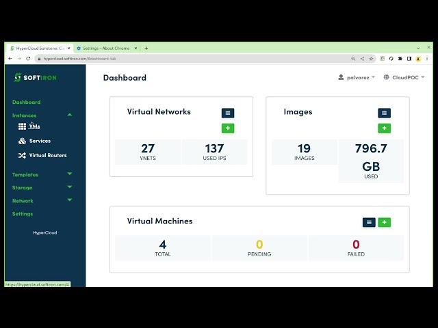 Deploying a Virtual Machine with the HyperCloud GUI