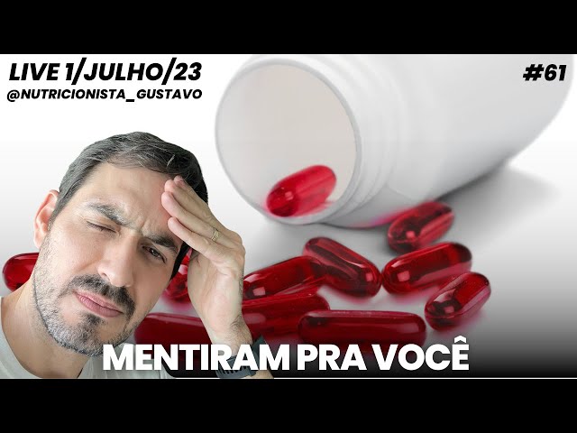 NUTRICIONISTA: MENTIRAM PRA VOCÊ SOBRE OS SUPLEMENTOS #nutricionista_gustavo