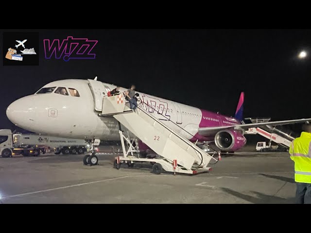 London Luton airport - Tirana international airport. On wizz air.