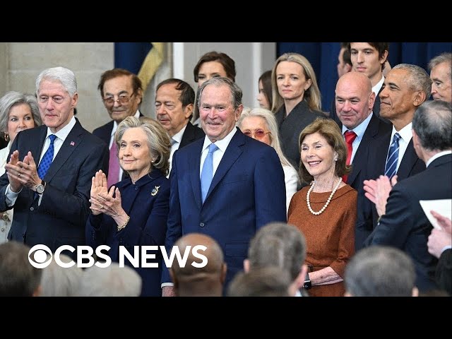 Former presidents announced at Trump inauguration