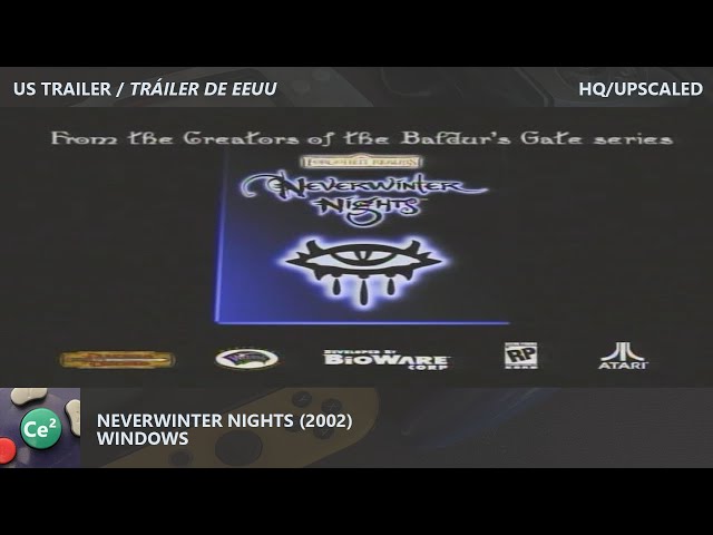 Neverwinter Nights | PC | 2002 | Video Game US Trailer | HQ