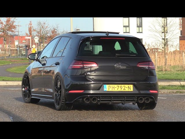 480HP VW Golf 7R with LOUD Akrapovic Exhaust - REVS & Exhaust SOUNDS!