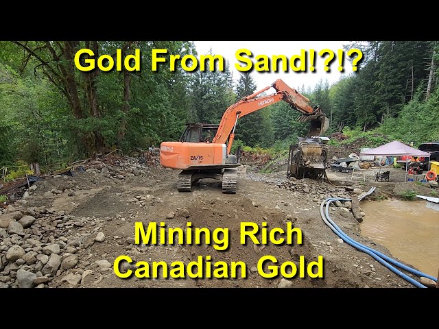 Mining Gold From Sand? Mining Rich Canadian Gold W/ @ANDYTHRAXX