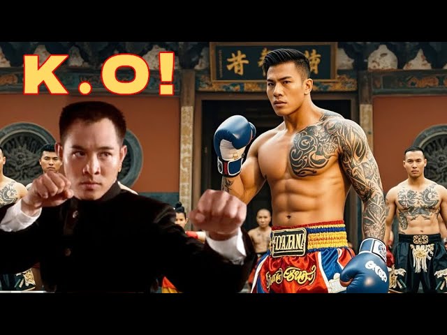 The Muay Thai champion challenges, thinks he’s the best, but ends up paralyzed by Jet Li’s Tai Chi!