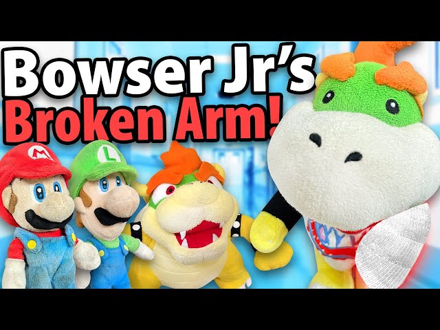 Crazy Mario Bros: Bowser Jr's Broken Arm!