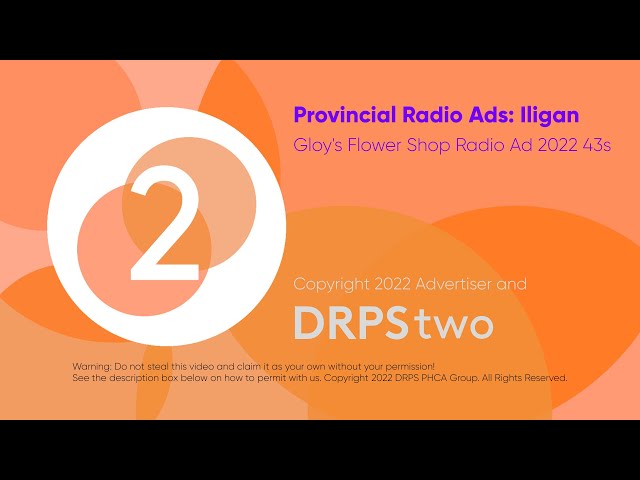 Gloy's Flower Shop Radio Ad 2022 43s (Iligan City)