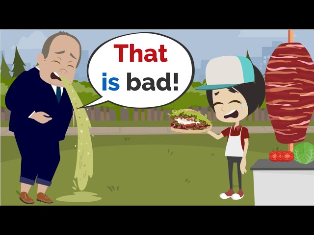 Lisa sells ROTTEN MEAT! | Basic English conversation | Learn English | Like English