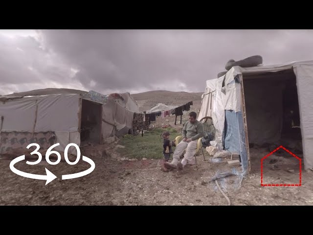 360 Video: Syrians "Have to Survive Having No Rights" in Lebanon