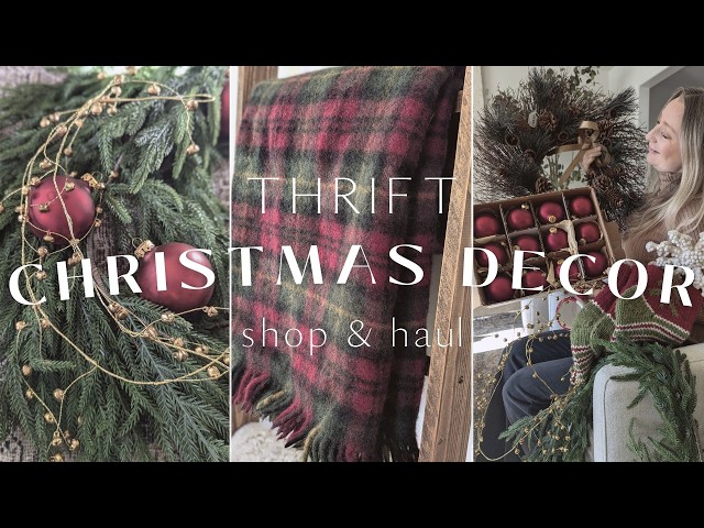 Christmas Thrift Haul 2024  / Thrift and Shop With Me for Home Decor