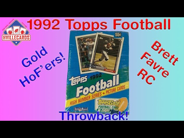 1992 Topps Football - Gold HoF'ers!