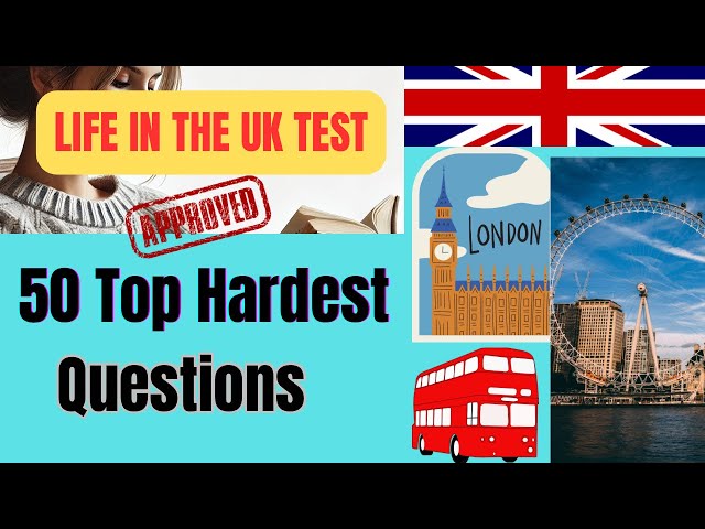 LIFE IN THE UK TEST 2025||50 HARDEST Questions ||BRITISH CITIZENSHIP 2025