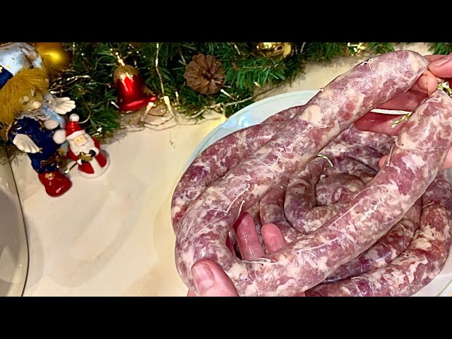 Самая вкусная домашняя колбаса/The most delicious homemade sausage