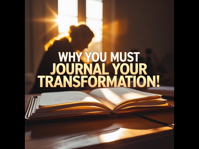 Why You MUST Journal Your Transformation begins NOW!