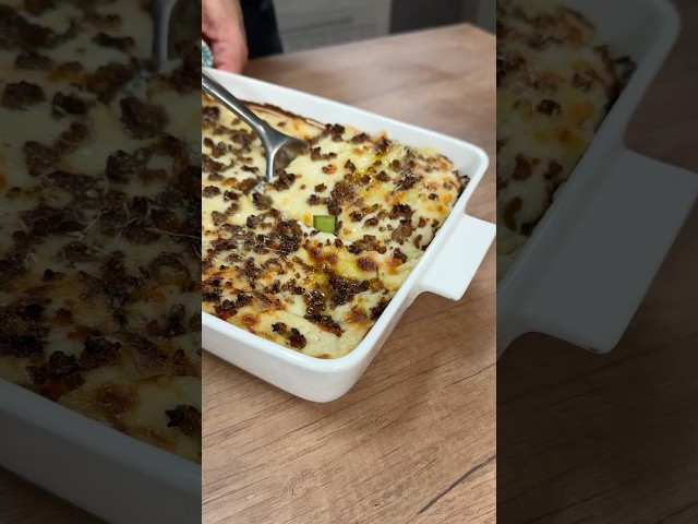 😍😋 LASAGNE al RAGÙ BIANCO di SALSICCIA e ZUCCHINE GRIGLIATE✨ #Shorts