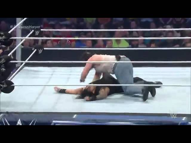 Roman Reigns vs  Luke Harper  SmackDown, February 19, 2015