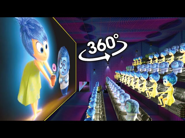 Inside Out 2 360° - CINEMA HALL | 4K VR 360 Video [ JOY & SADNESS EDITION ]