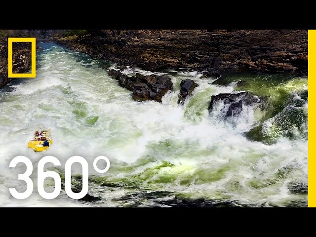 360° Victoria Falls - The Canyons Below | National Geographic