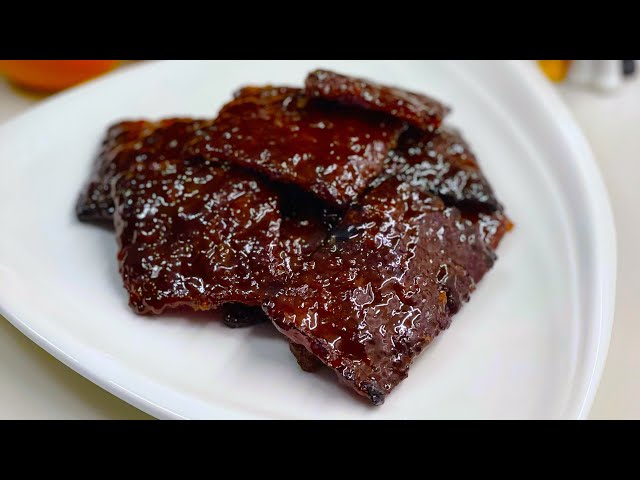 Homemade Bak Kwa For Chinese New Year Recipe In 4K HDR