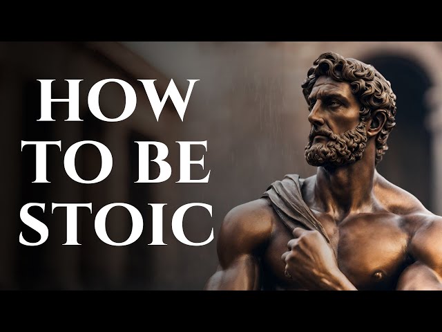 How to be Stoic (Marcus Aurelius)