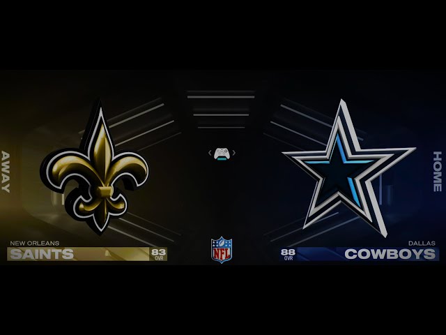 Madden 25 New Orleans Saints vs Dallas Cowboys Week 2 Simulation