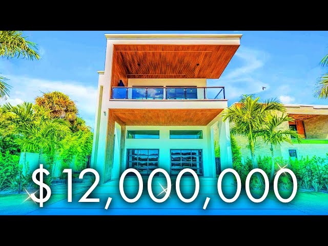 $12 MILLION Waterfront MANSION In New Smyrna Beach Florida | Homes For Sale In New Smyrna Beach FL