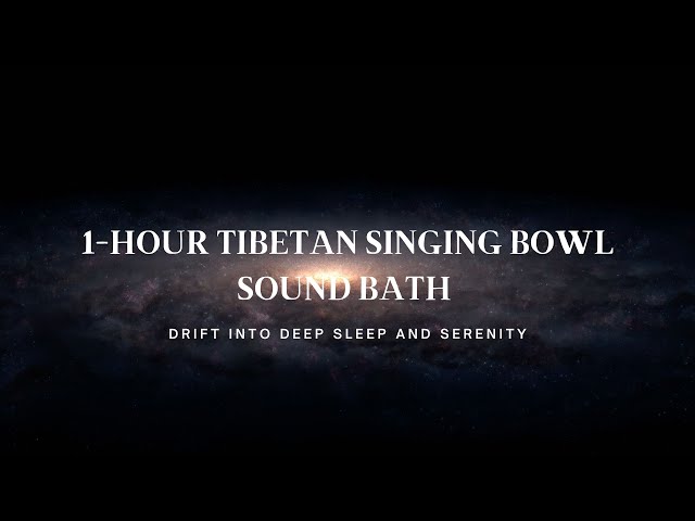 1-Hour Tibetan Singing Bowl Sound Bath + Rain | Drift Into Deep Sleep and Serenity