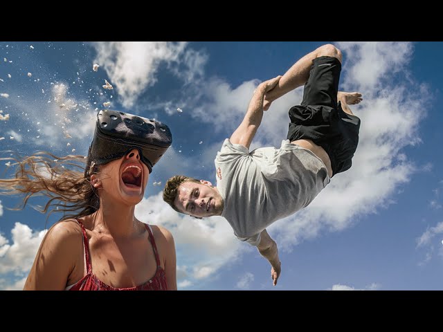 Jack & Bailey Payne 360° VR - Cunning Stunts on the Roof in Toronto