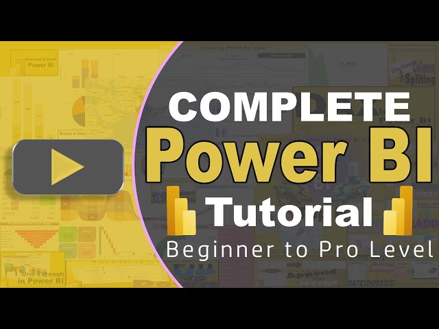 Power BI Mastery: Complete Tutorial from Basics to Advanced|Learn DAX, Visualization & Data Analysis