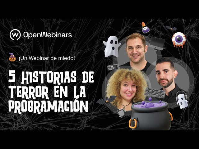 👻 Webinar Especial Halloween: 5 Historias de Terror en Programación