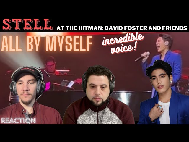 SB19 Stell's | REACTION | performance of All by Myself at the Hitman: David Foster and Friends