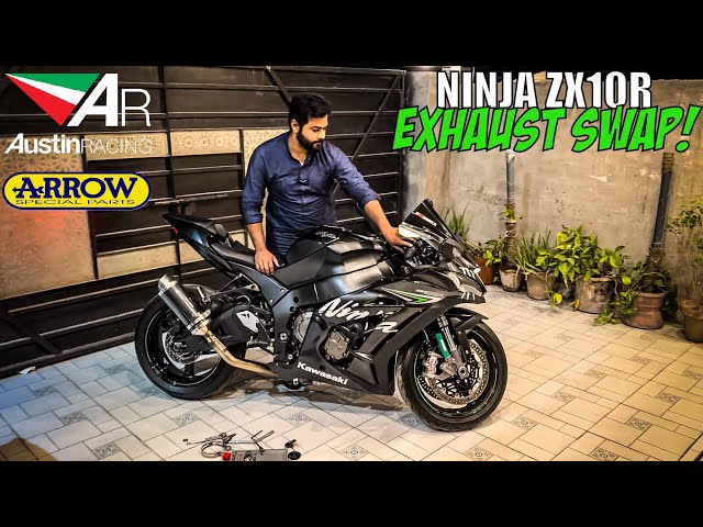 Kawasaki Ninja Zx10R with Arrow, Austin Racing & NO EXHAUST | Sound Comparison