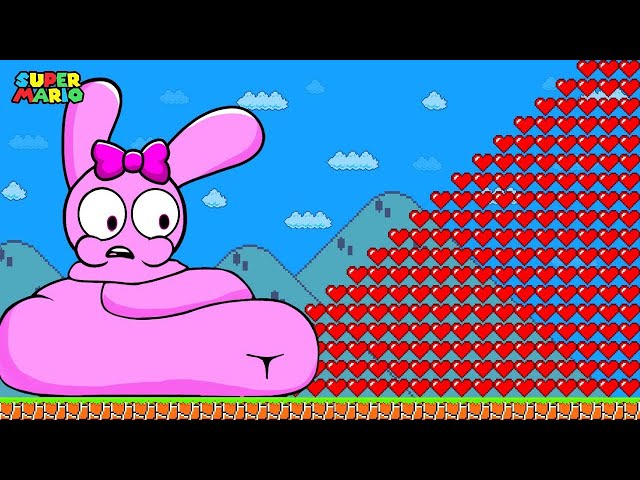 But Mario vs FAT Pinki Super Sized Maze Escape#sprunki | Game Animation