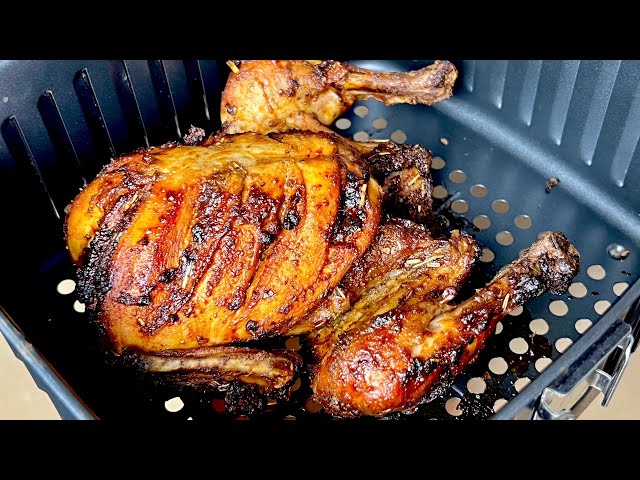 ഫുൾ ചിക്കൻ Air Fryer ഉപയോഗിച്ച് Perfect ആയി ഉണ്ടാക്കാം || Air Fryer Whole Chicken Recipe