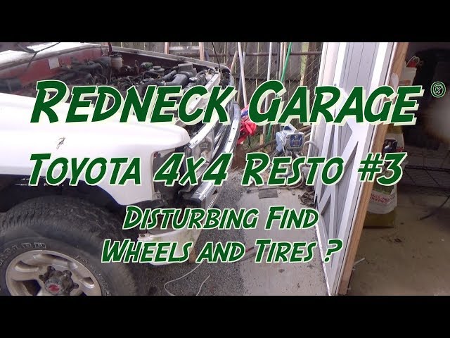 88 Toyota 4x4 Restoration -  A Nasty Find - Wheels and Tires ??