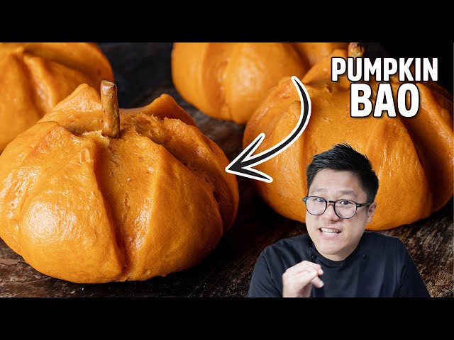 Halloween Pumpkin Bao Buns!