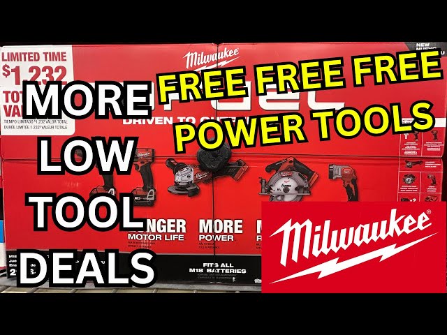 Home Depot Lowe’s FREE Milwaukee Power Tools New Crazy Tools Deals Amazing Finds Low Prices