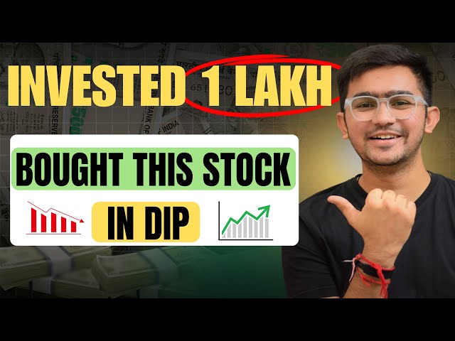 Stock Buying on Dip Worth ₹1 Lakh | Live Trade Plan Explained!"