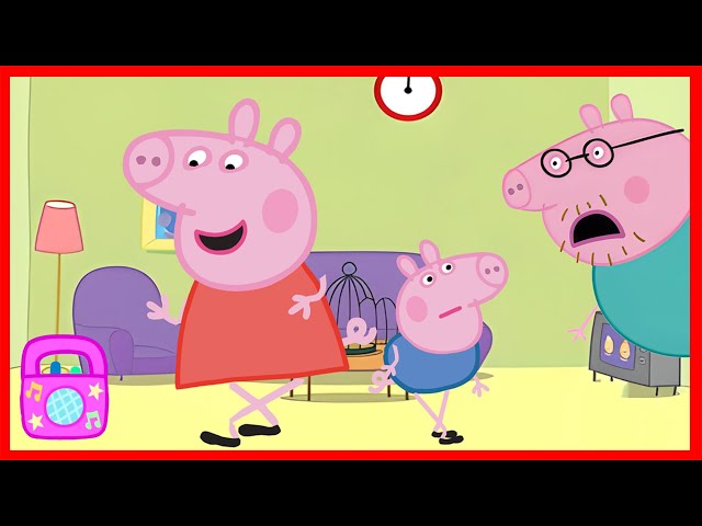 Peppa Pig dance with Geordie. Cartoon Parody