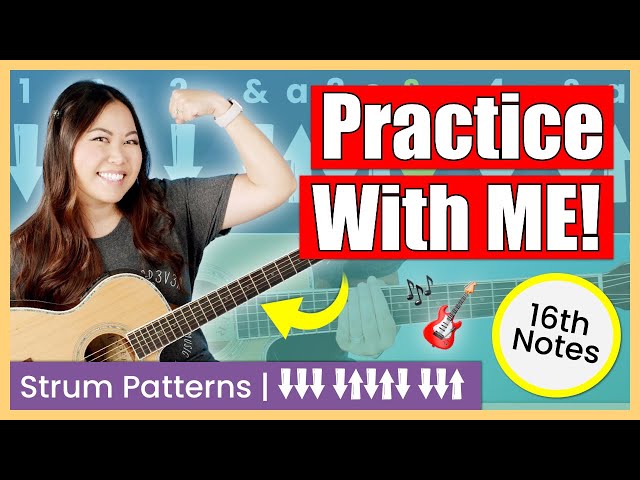 Practice With Me! | Strumming Patterns - DDD DUDUD DDU | How to Practice Strumming | Daily Warm Up 🎸