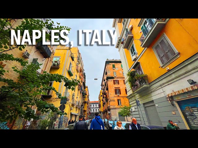 🇮🇹 Naples Italy Walking Tour [03] w/Captions - 4k 60fps Virtual Treadmill Workout - City Walks