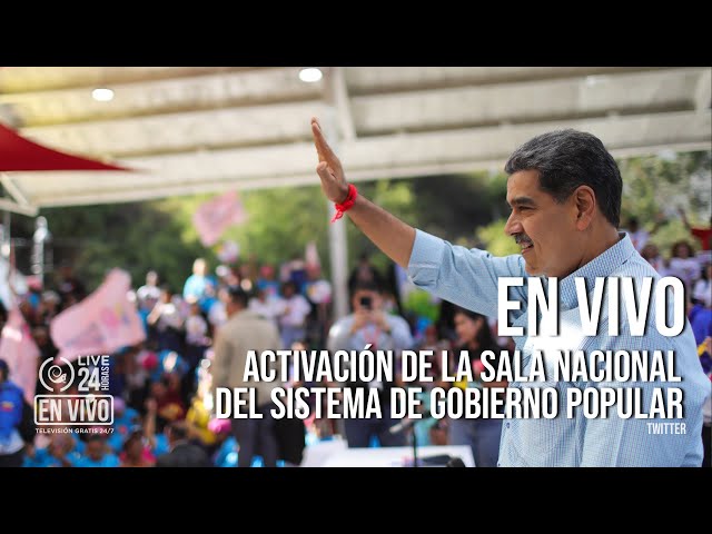 EN VIVO: Presidente Maduro en activación de la Sala Nacional del Sistema de Gobierno Popular