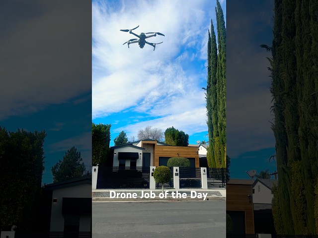 Dronespeare’s Drone Job of the Day | February 8th, 2025 #realestate #drone #losangeles #shorts #dji