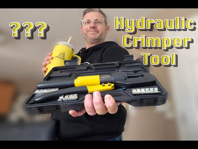 $27 AMAZON Hydraulic Crimper, is it any GOOD? LETS TRY!