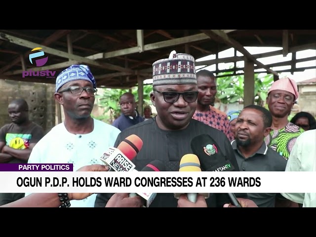 Party Politics: Ogun PDP Holds Ward Congresses At 236 Wards