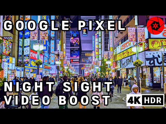 Pixel 8 Pro Video Boost Night Sight Test // 4K HDR