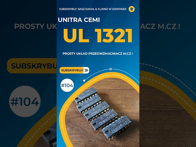 #Unitra #Cemi - UL1321 - przedwzmacniacz m.cz między innymi do Amatora Stereo [S/104]