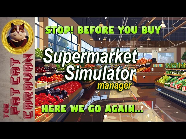 Supermarket Simulator Manager | PS5 | STOP BEFORE YOU BUY!