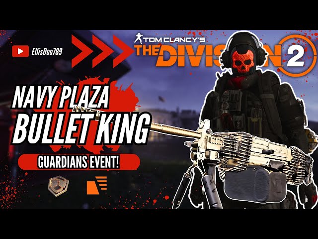 Navy Plaza GUARDIANS BULLET KING STRIKER TANK BUILD - The Division 2