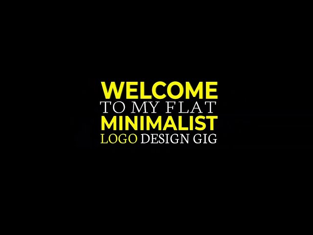 Logo Design intro video for fiverr gig